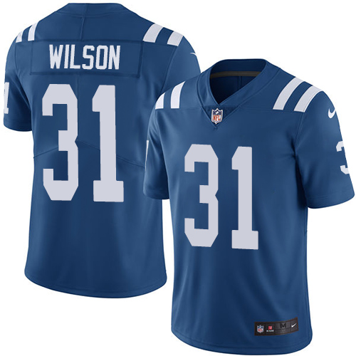Indianapolis Colts #31 Limited Quincy Wilson Royal Blue Nike NFL Home Youth Vapor Untouchable jerseys->youth nfl jersey->Youth Jersey